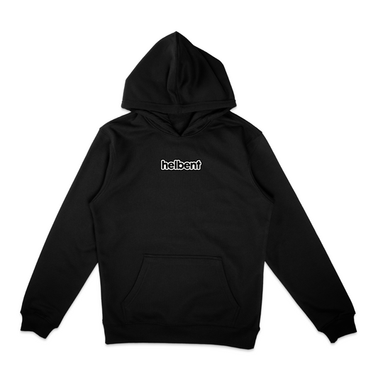 heavyweight logo hoodie (black)